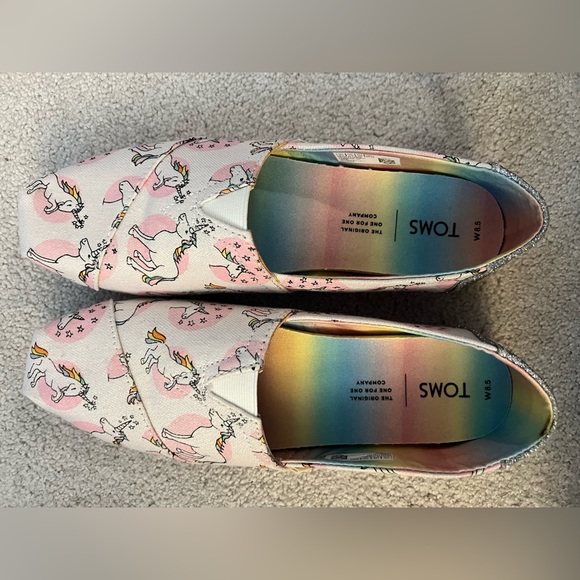 Toms glitter unicorn slip on - Picture 2 of 5